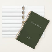 Minimale Brieven Aan Mijn Man Notitieboek (Binnen)