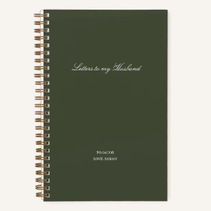 Minimale Brieven Aan Mijn Man Notitieboek