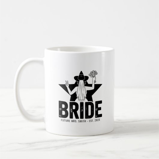 Minimale Bruid Bloem Koffiemok (Links)