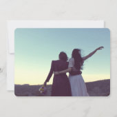 Minimale bruidsschat voor woestijn Red Rose Vraag  Kaart (Achterkant)