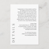 Minimale bruiloft - 5x3.5 informatiekaartje (Voorkant)