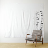 Minimale bruiloft achtergrond - Feest decoratie -  Wandkleed (In Situ (horizontaal))