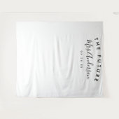 Minimale bruiloft achtergrond - Feest decoratie -  Wandkleed (Voorkant (horizontaal))