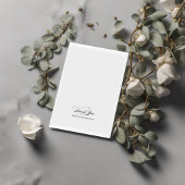 Minimale bruiloft details behuizing Kaart elegant