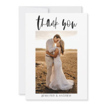 Minimale bruiloft Hartelijk dank