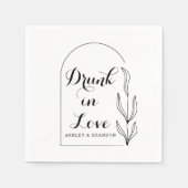 Minimale bruiloft van de oliepantaarn Napkins Servet (Voorkant)