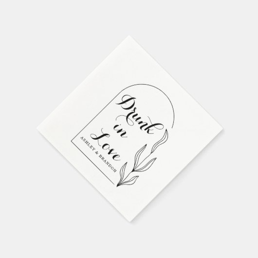 Minimale bruiloft van de oliepantaarn Napkins Servet (Hoek)