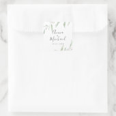 Minimale bruinkoolbruine bruinbruidbruinbruidbruin vierkante sticker (Tas)