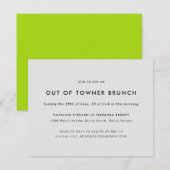 Minimale brunch voor buitenstaanders kaart (Voorkant / Achterkant)