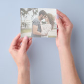 Minimale budgetfoto H Opslaan Datum Flyer (Hand)