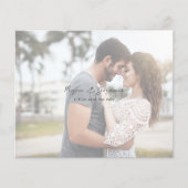 Minimale budgetfoto H Opslaan Datum Flyer (Voorkant)