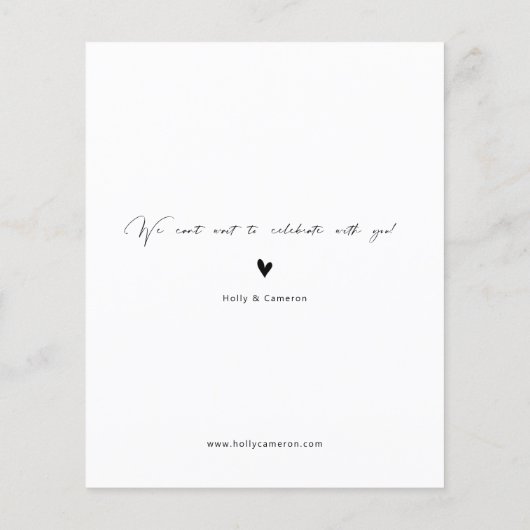 Minimale budgettaire moderne boogfoto Opslaan Datu Flyer (Achterkant)