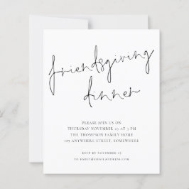 Minimale budgetvriendelijke feestdag voor het dine