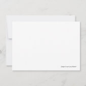 Minimale budgetvriendelijke uitnodiging (Achterkant)