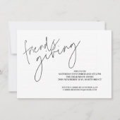 Minimale budgetvriendelijke uitnodiging (Voorkant)