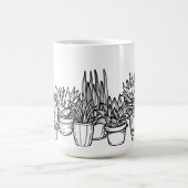 Minimale Cactus in Pot — Koffiemok (Center)