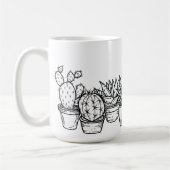 Minimale Cactus in Pot — Koffiemok (Links)