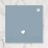 Minimale Calligrafie Bridal Party Bedankjes Labels (Achterkant)