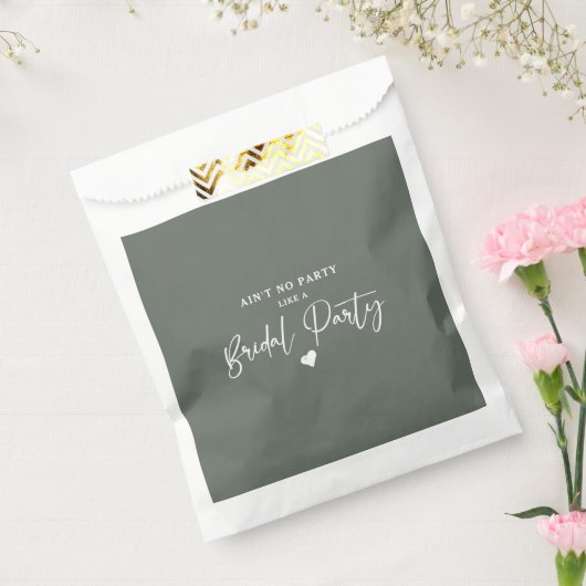 Minimale Calligrafie Bridal Party Bedankzakje (Gezegeld)