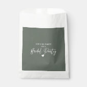 Minimale Calligrafie Bridal Party Bedankzakje (Voorkant)