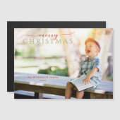 Minimale Calligrafie-groet en foto (Voorkant / Achterkant)