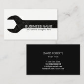 Minimale capaciteit voor onderhoud en reparatie vo visitekaartje (Voorkant / Achterkant)