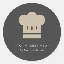 Minimale catering van Rustic Black Kraft Chef Pet