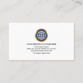 Minimale CEO voor Plain Blue Lines Visitekaartje (Achterkant)