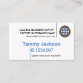 Minimale CEO voor Plain Blue Lines Visitekaartje (Voorkant)