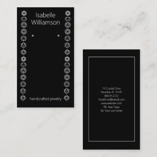 Minimale Chakra's Handgemaakte Sieraden Oorbel Dis Visitekaartje