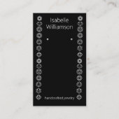 Minimale Chakra's Handgemaakte Sieraden Oorbel Dis Visitekaartje (Voorkant)