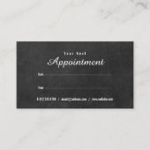 Minimale chalkboard-aanwijzingskaart visitekaartje (Voorkant)