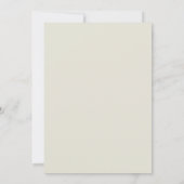 Minimale Champagne Ivoor Cirkels Huwelijksuitnodig Kaart (Achterkant)