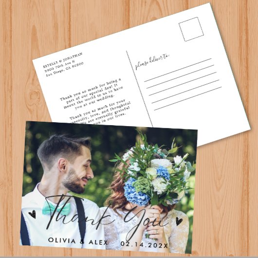 Minimale Chic | Dank je Briefkaart