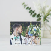 Minimale Chic | Dank je wel Briefkaart (Staand voorkant)