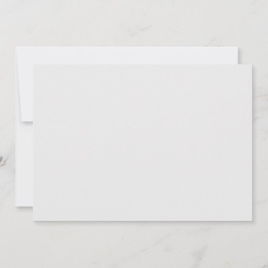 Minimale Chic Silver Grey bruiloft uitnodiging (Achterkant)