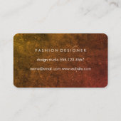 minimale chic texture visitekaartje (Achterkant)