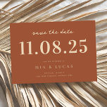 Minimale chique bruiloft datum niet-foto opslaan v save the date<br><div class="desc">Personaliseer deze minimale chique ontwerp bruiloft bewaar de datum met al uw details.</div>