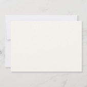 Minimale chique bruiloft datum niet-foto opslaan v save the date (Achterkant)