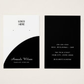 Minimale Chique Elegante sieraden oorbel display k Visitekaartje (Voorkant /achterkant)