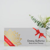 Minimale chiropractor cadeaubon  (Staand voorkant)