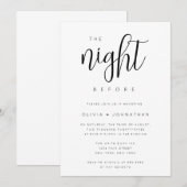 Minimale cinematografische moderne repetitie kaart (Voorkant / Achterkant)