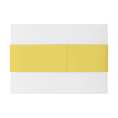 Minimale citroen Amalfi-kust monogram bruiloft Uitnodigingen Wikkel (Achterkant Voorbeeld)