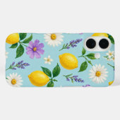 Minimale citroen bloem telefoonhoesje Case-Mate iPhone case (Achterkant (horizontaal))