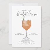 Minimale cocktail van Moonlight Mimosas Summer Coc Kaart (Voorkant)