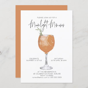 Minimale cocktail van Moonlight Mimosas Summer Coc Kaart
