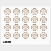 Minimale Coffee Lover Sticker | espresso uzelf (Vel)
