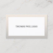 Minimale consultant voor Faux Silver Visitekaartje (Voorkant)