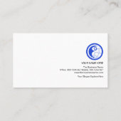 Minimale consultant voor Red Column Stripe Manpowe Visitekaartje (Achterkant)