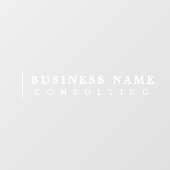 Minimale consultatie van het bedrijf Modern Typogr Raamsticker (Vel)